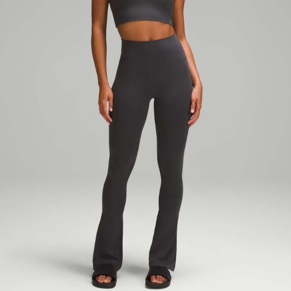 NWOT Lululemon Align Mini Flare 32’ Graphite Grey